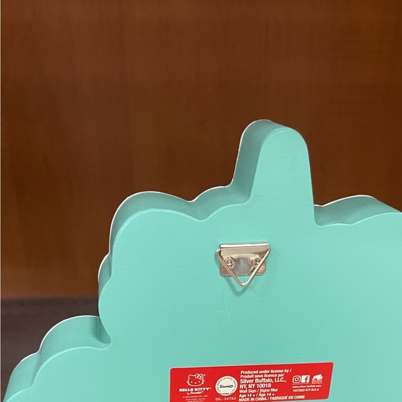 HELLO KITTY Sanrio Unicorn wooden Tabletop Decor Sign NeW - Picture 3 of 3